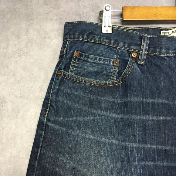 Levis Mens 559‎ Relaxed Straight Fit Blue Jeans size 36x32 Cotton Denim Pants - Picture 11 of 14